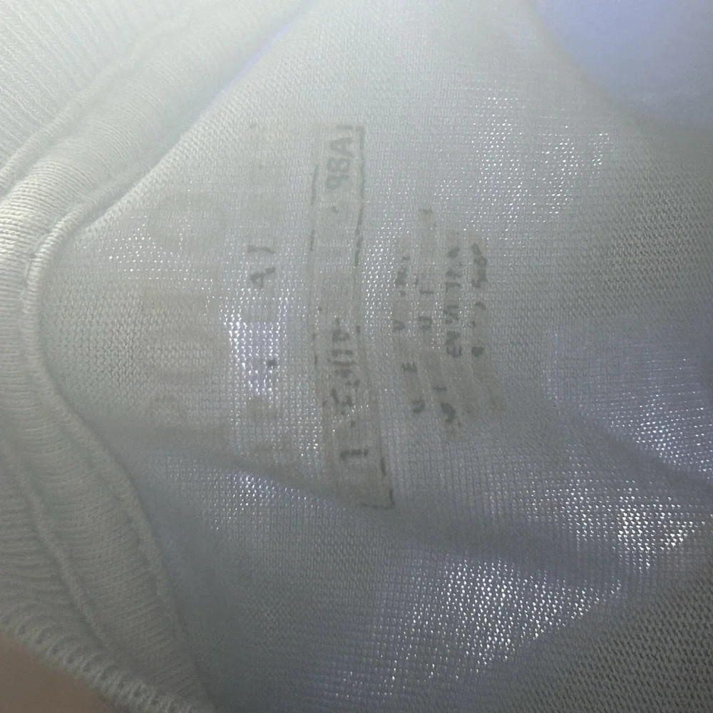 Polo Ralph Lauren V-Neck T-Shirt Light Blue Medium Striped Collar